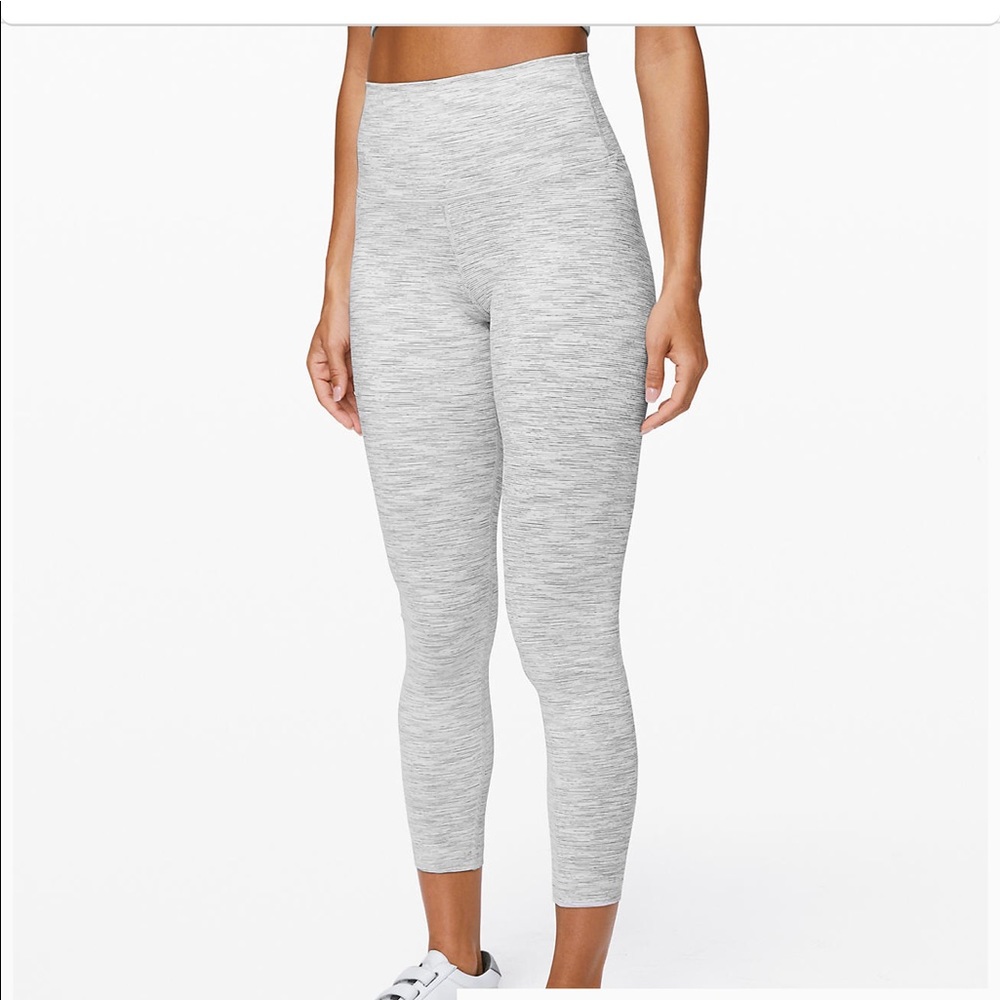 Lululemon Grey Crop High Rise!